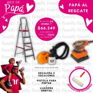 Escalera 5 escalones+pistola para pintar+lijadora orbital+rodilo de regalo!!!