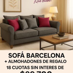 Sofa barcelona+almohadas de regalo