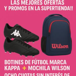 Botines Kappa + mochila wilson