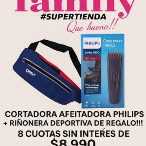 Afeitadora philips+riñonera deportiva de regalo