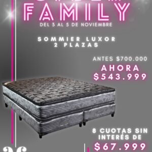 Sommier luxor 2 plazas