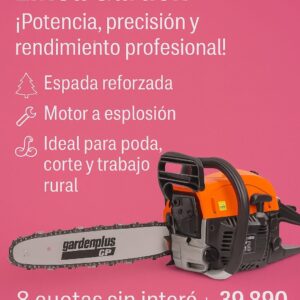 Motosierra lusqtoff, linea garden