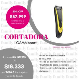 Cortadora Gama sport