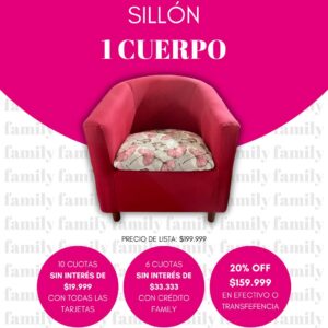 Sillon 1 cuerpo