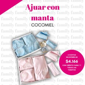 Ajuar con manta
