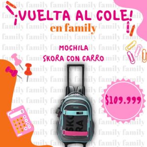 Mochila Skora con carro