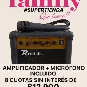 Amplificador+microfono incluido