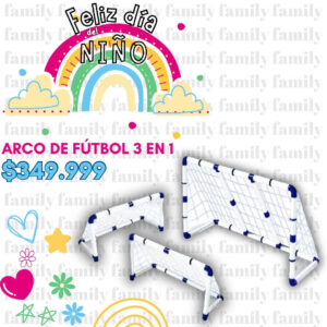Arco de futbol 3 en 1