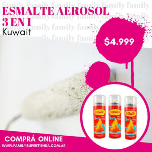 Esmalte aerosol 3 en 1