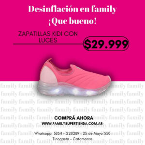 Zapatillas con luces