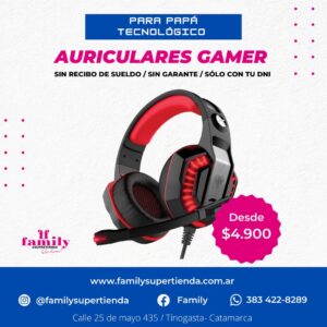 Auriculares gamer