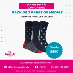 Pack x 3 Medias