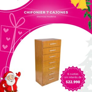 Chifonier de siete cajones