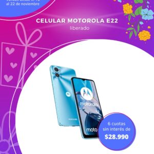 Celular Motorola E22