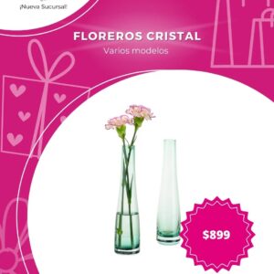 Florero de cristal