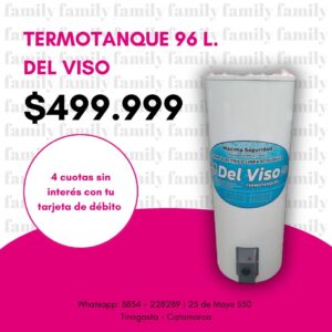 Termotanque 96 L.