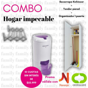 Combo hogar impecable