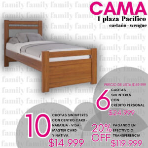 Cama 1 plaza