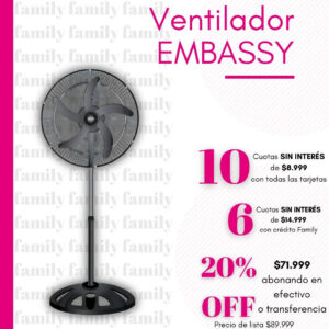 Venilador embasy