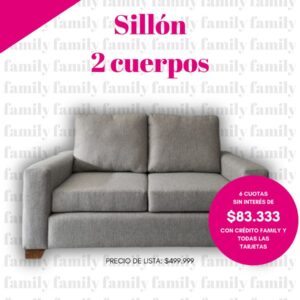 Sillon 2 cuerpos