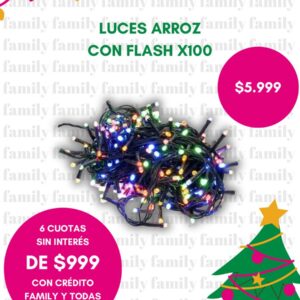 Luces con flash x100