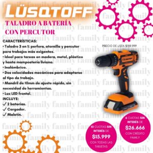 Talado a bateria con percutor