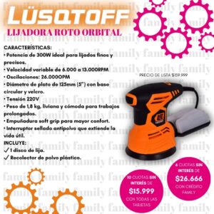 Lijadora roto orbital